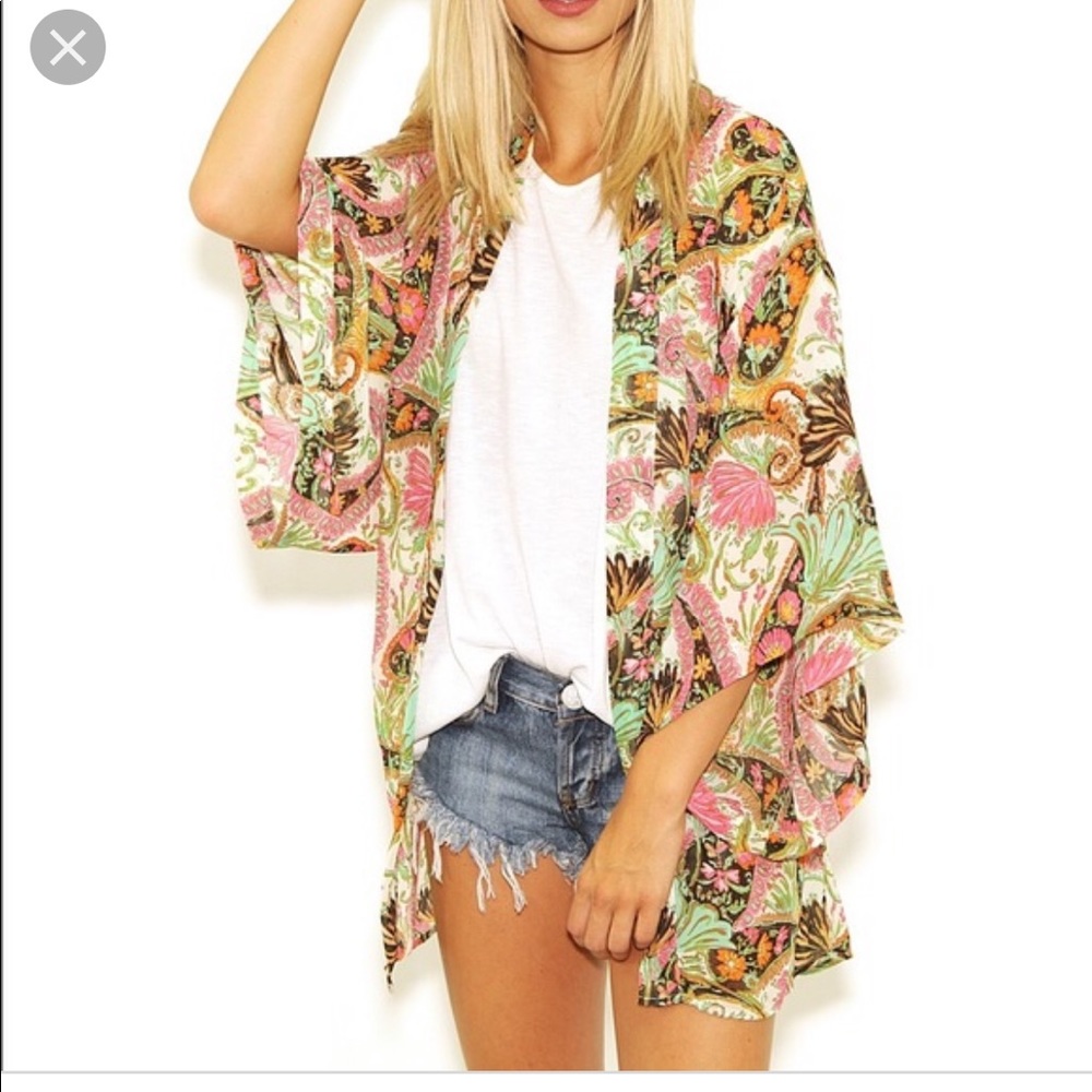 Show Me Your Mumu Texas Kimono